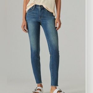 Women’s Lucky Brand Ava Skinny Ankle Jeans - 2/26 blue wash